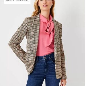 Like new Ann Taylor Hutton Blazer in Check